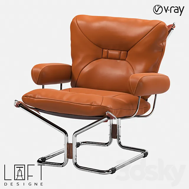 Armchair LoftDesigne 36980 model 3D Model