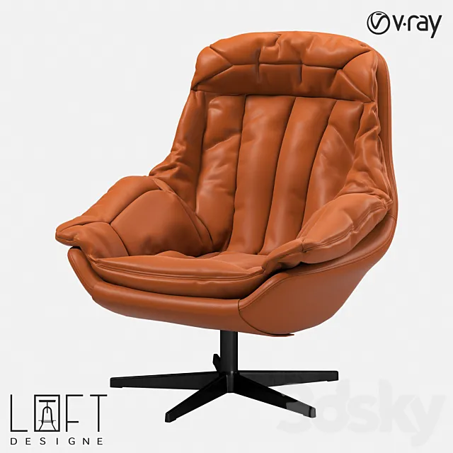 Armchair LoftDesigne 36981 model 3D Model