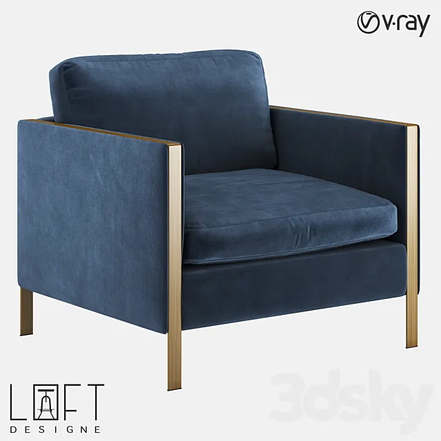 Armchair LoftDesigne 3798 model 3DModel