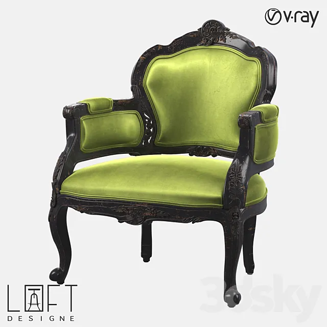 Armchair LoftDesigne 3885 model 3D Model