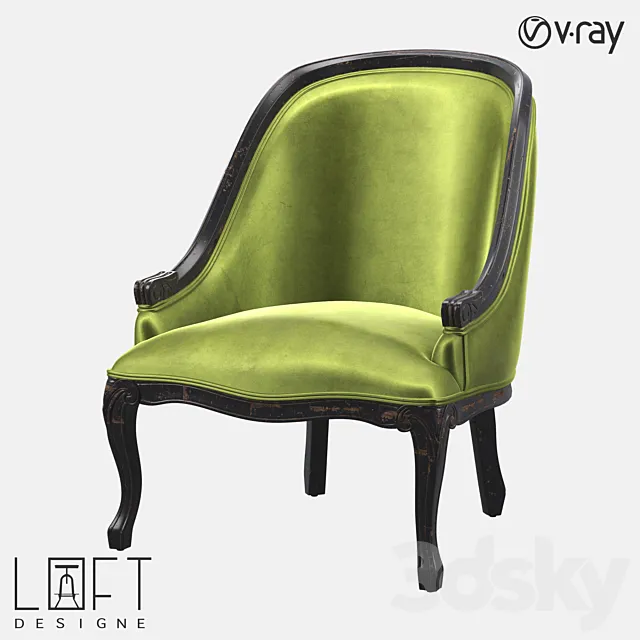 Armchair LoftDesigne 4110 model 3D Model