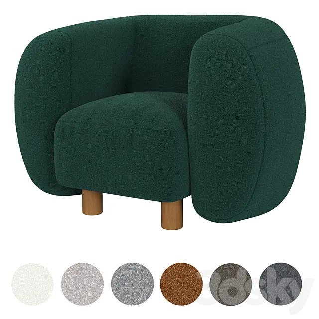 Armchair Londi Divan.ru 3D Model