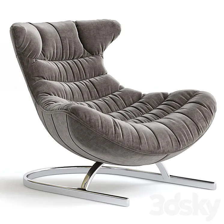 Armchair Lord 3D Model Free