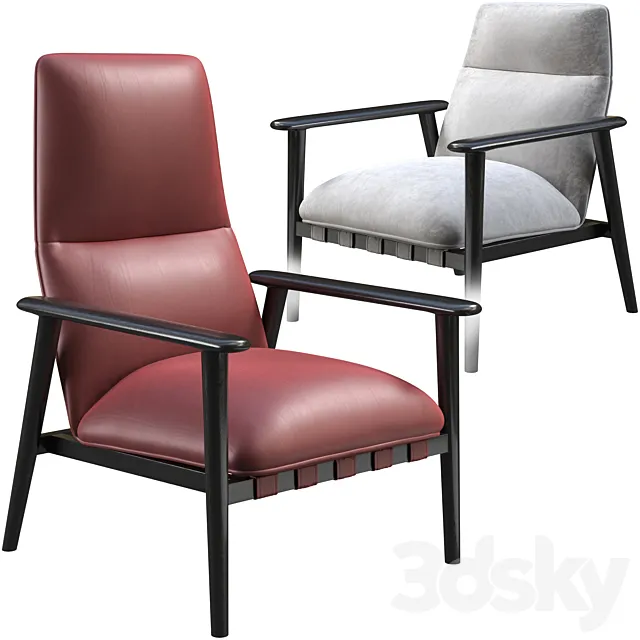 Armchair Lounge Lox Design Uriah 3DModel