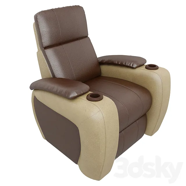 armchair Luxary 3D Model