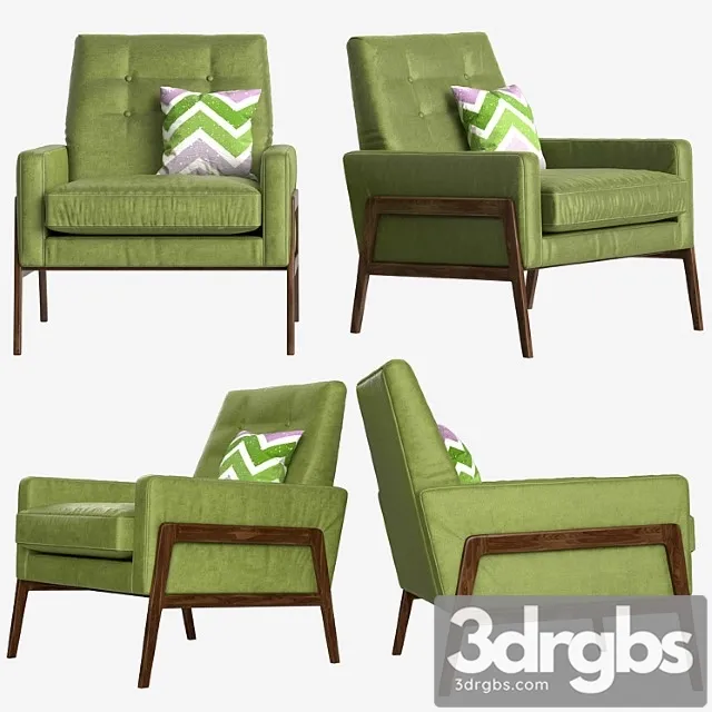 Armchair Made Cecil 3D Model Free