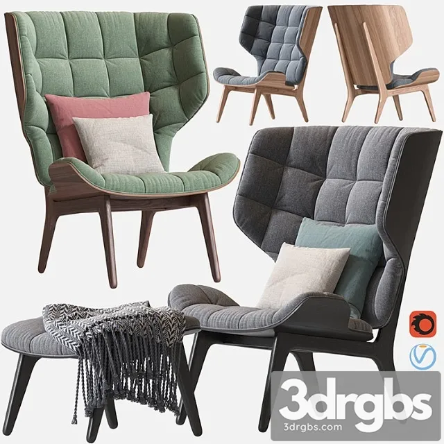 Armchair mammoth chair 3D Model Free