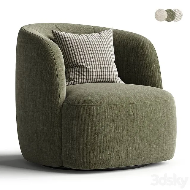 Armchair Manic 3D Model