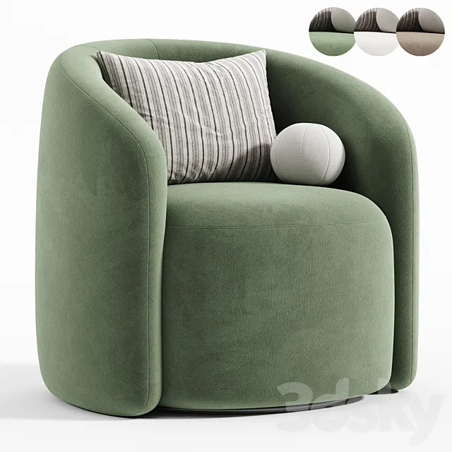 Armchair Manik Divan.ru Menik Armchair 3D Model