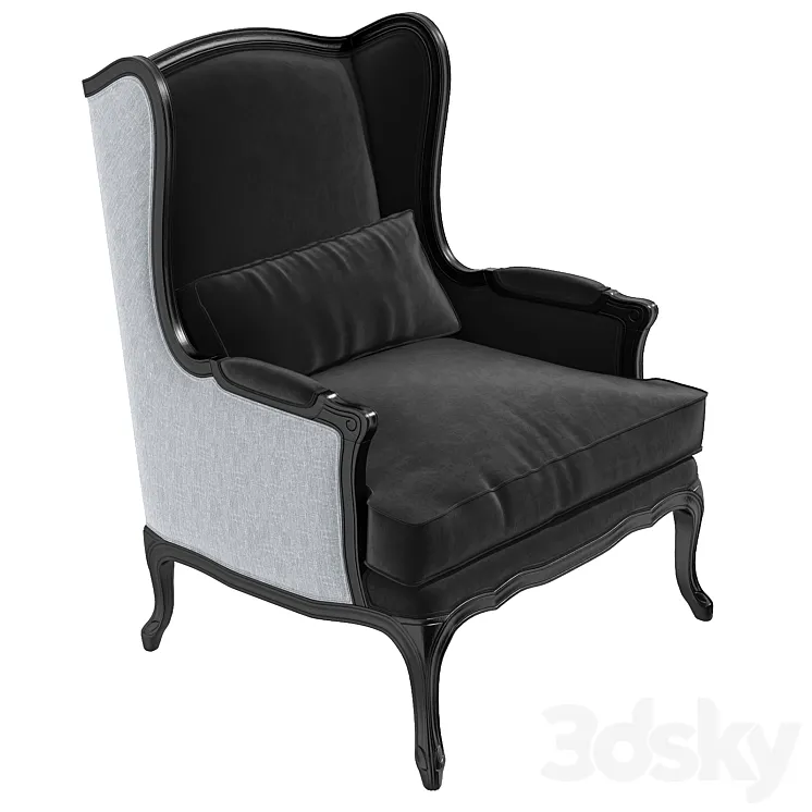 Armchair Marion Brosa 3D Model Free