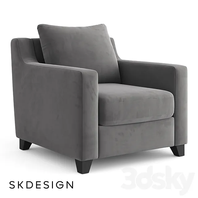 Armchair MEN ST 60 3D Model
