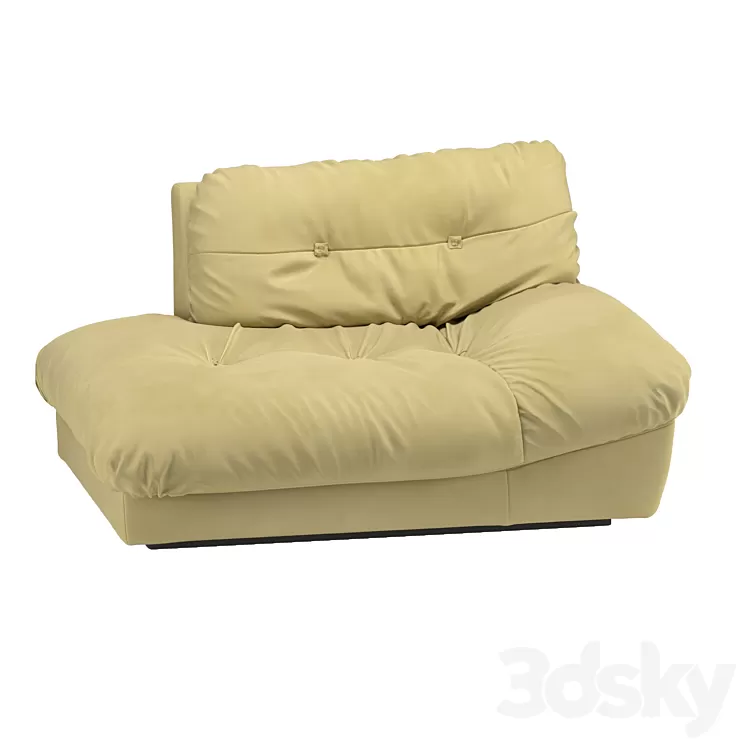 Armchair Milano by Baxter 3D Model Free