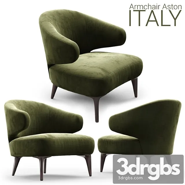 Armchair minotti aston 1 olive
