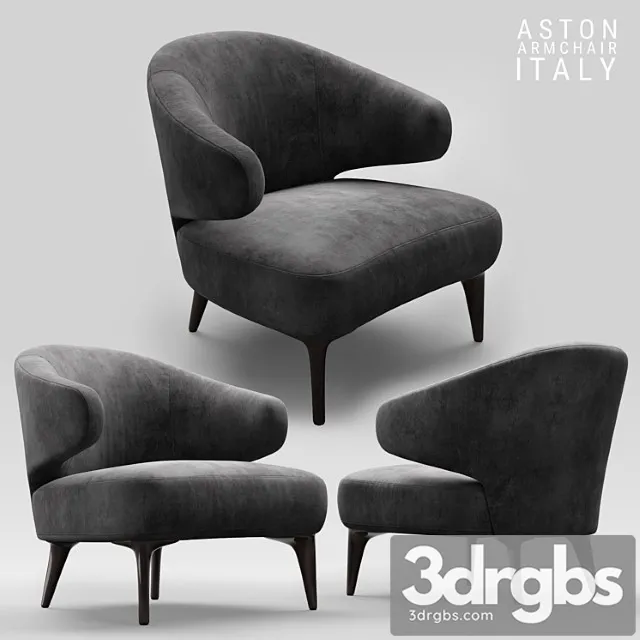 Armchair minotti aston black