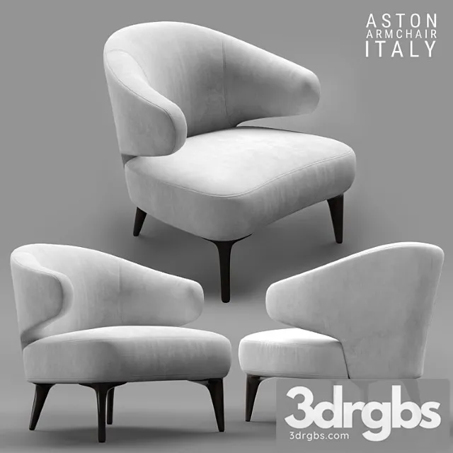 Armchair minotti aston white