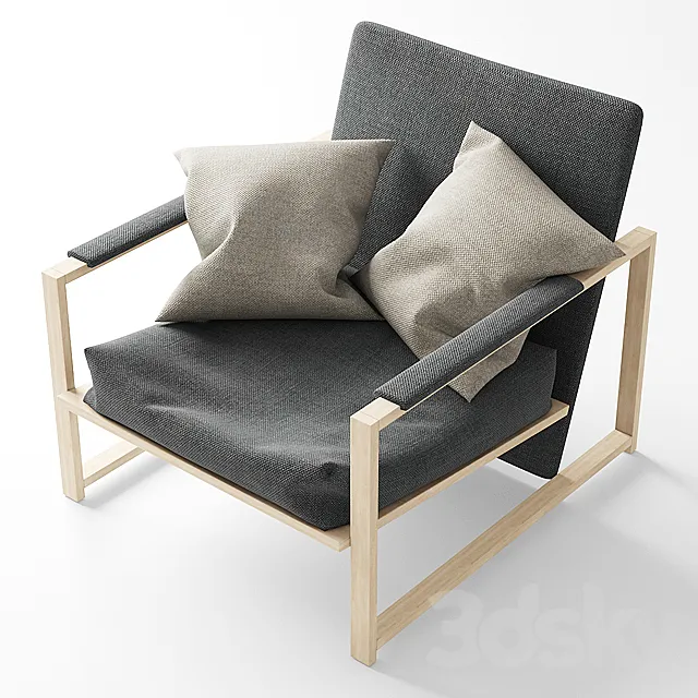 Armchair MINOTTI ATLAN 3D Model