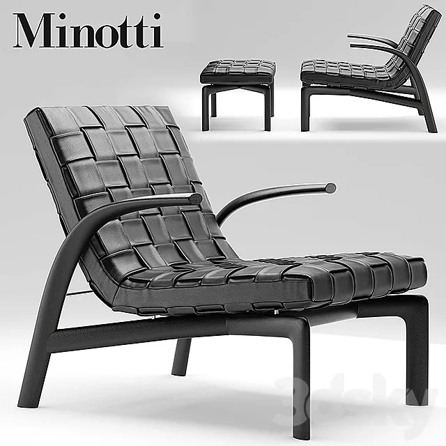 Armchair Minotti Pasmore 3DModel