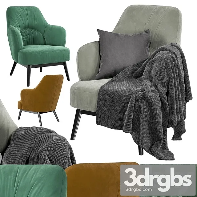 Armchair Mirage 3D Model Free