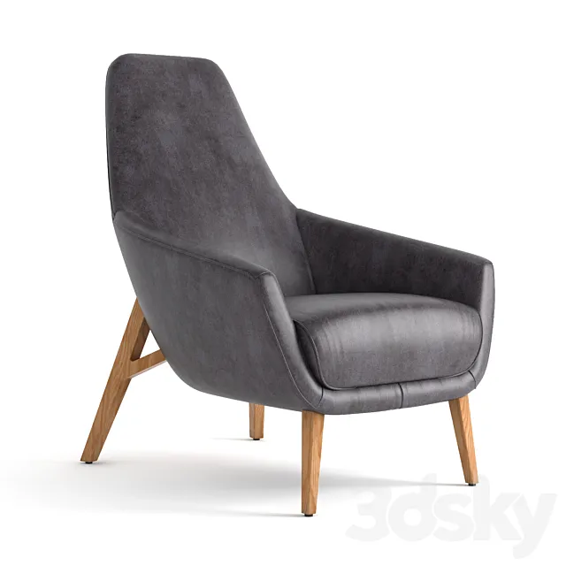Armchair Montis Enzo 3D Model