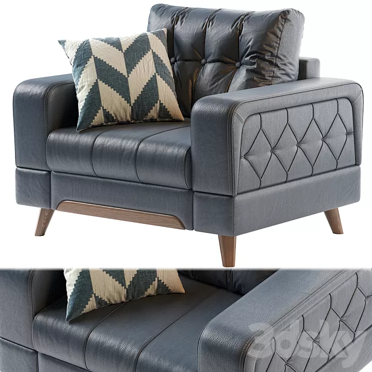 Armchair Monty 156 3D Model