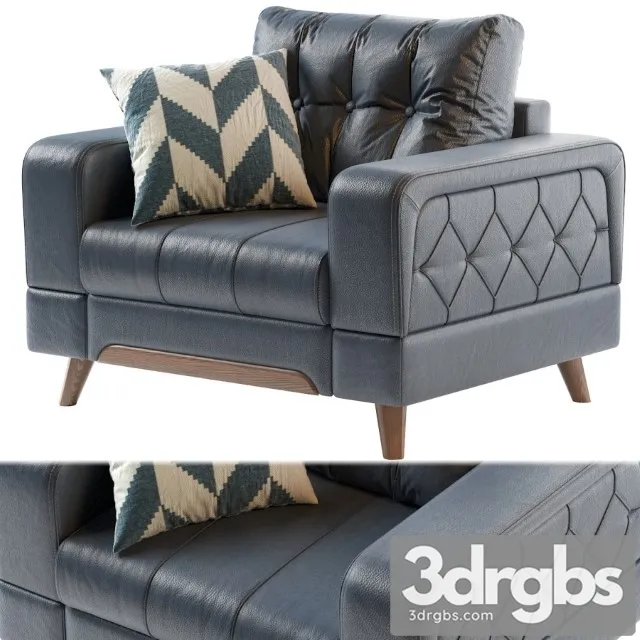 Armchair Monty 3D Model Free