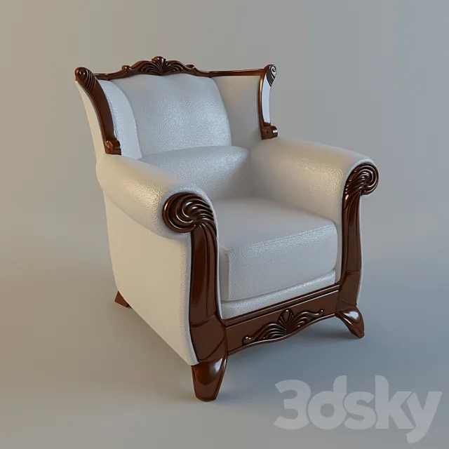 Armchair "Napoleon" 3D Model