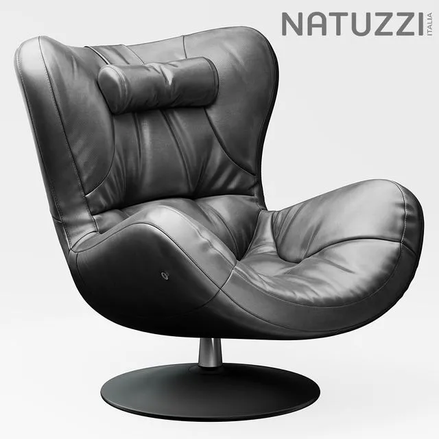 Armchair natuzzi Sound 3D Model