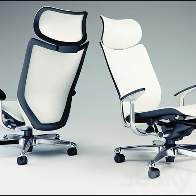 Armchair Okamura Atlas 3D Model