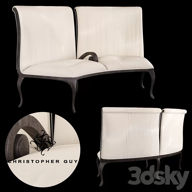 Armchair Olsen Christopher Guy 3D Model