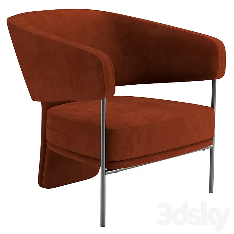 Armchair Palazzo 3D Model