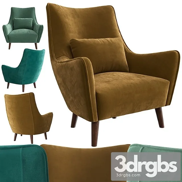 Armchair paris 3D Model Free