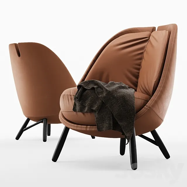 armchair Pianca Calatea 3DModel