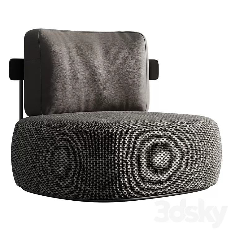 Armchair Pierre by Flou (two versions)