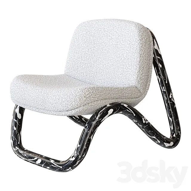 Armchair Pierre Gonalons 3D Model