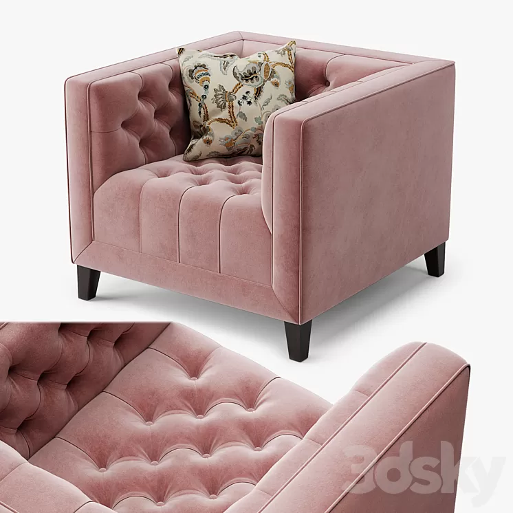 Armchair Pinkslip A 3D Model