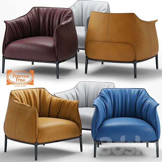 Armchair poltrona frau archibald 3DModel