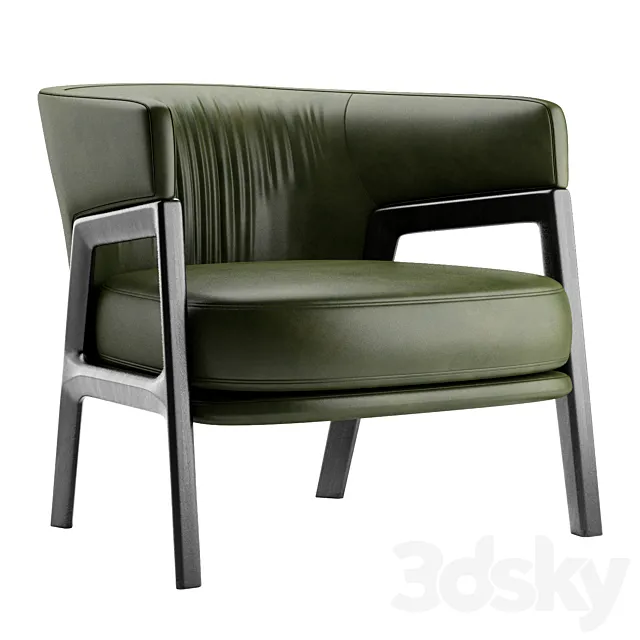Armchair Poltrona Frau DUO 3D Model
