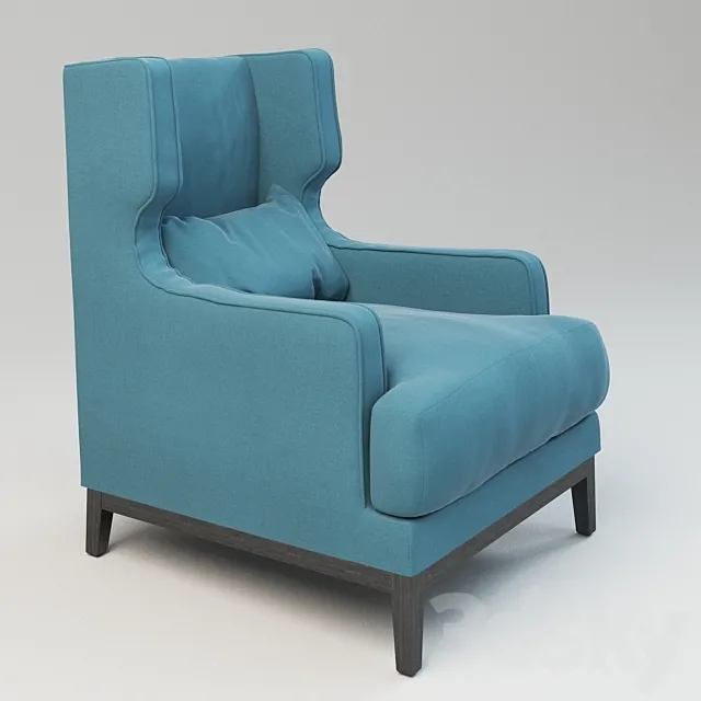 Armchair Porada Camille 3D Model