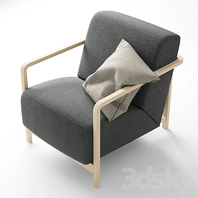 Armchair Porada Gilda 3D Model