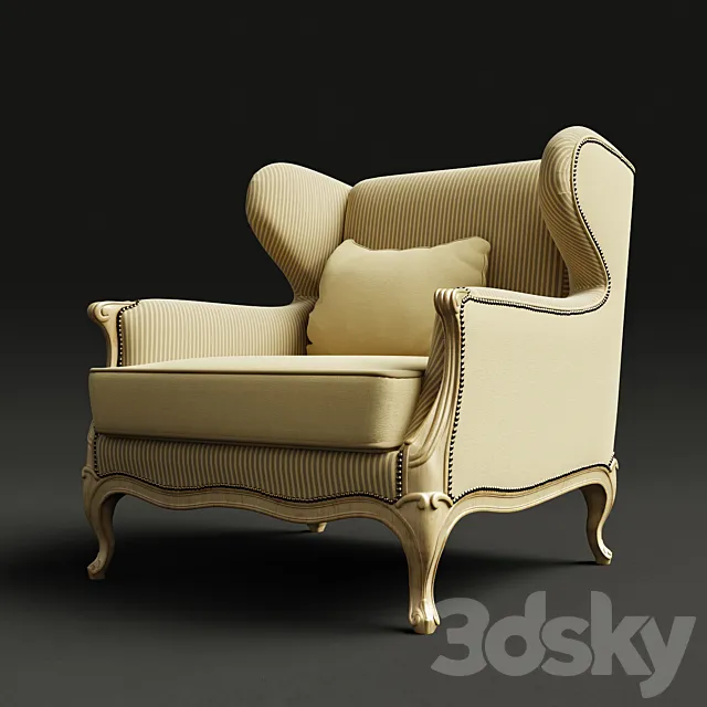 Armchair Provasi PR2832-677 3D Model