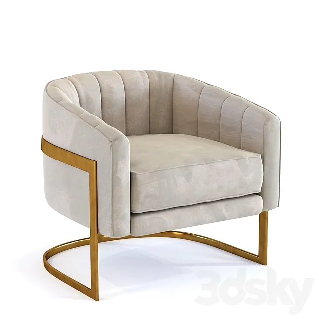 Armchair Pure Elegance 3D Model