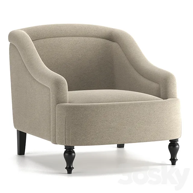 Armchair RALPH LAUREN 3D Model
