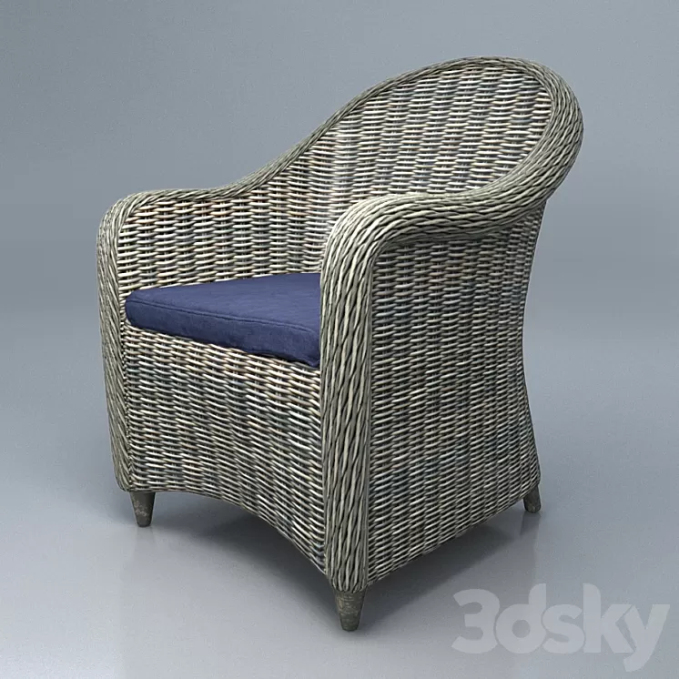 Armchair Raven 3D Model