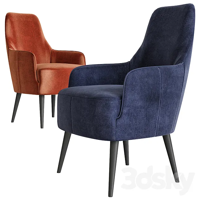 Armchair ray 3D Model