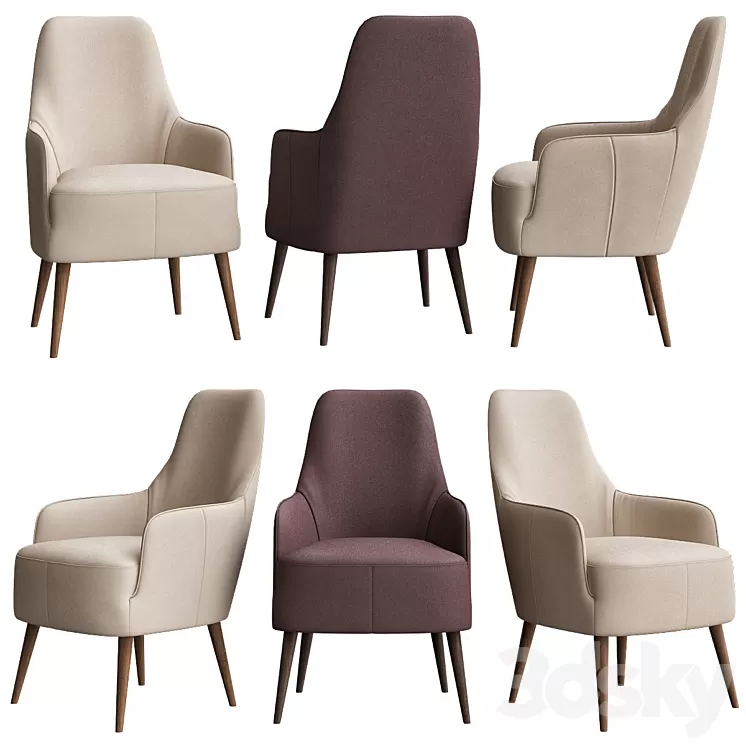 Armchair ray 3D Model