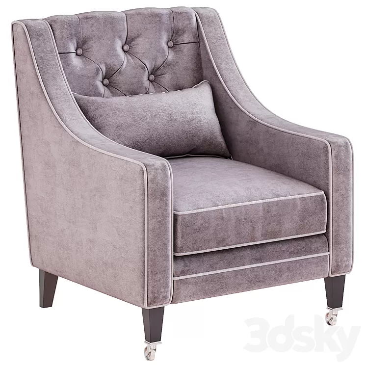 Armchair Renoir 3D Model