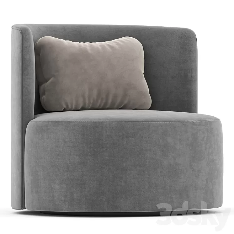 Armchair REYNAUX CURVE 3D Model Free