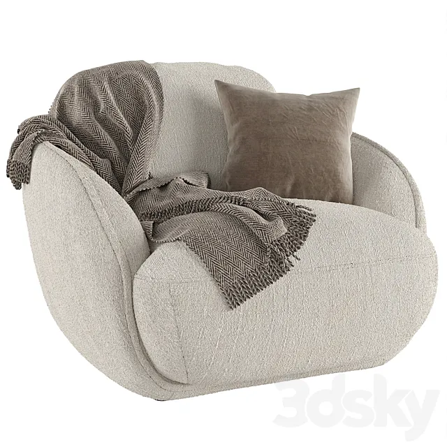 Armchair Riolo 3D Model