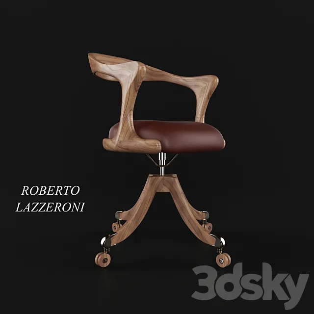 ARMCHAIR ROBERTO LAZZERONI MARLOWE 3D Model