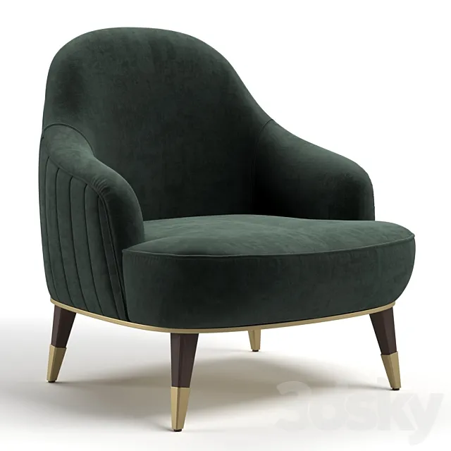 Armchair Rochebobois EDEN-ROCK 3D Model